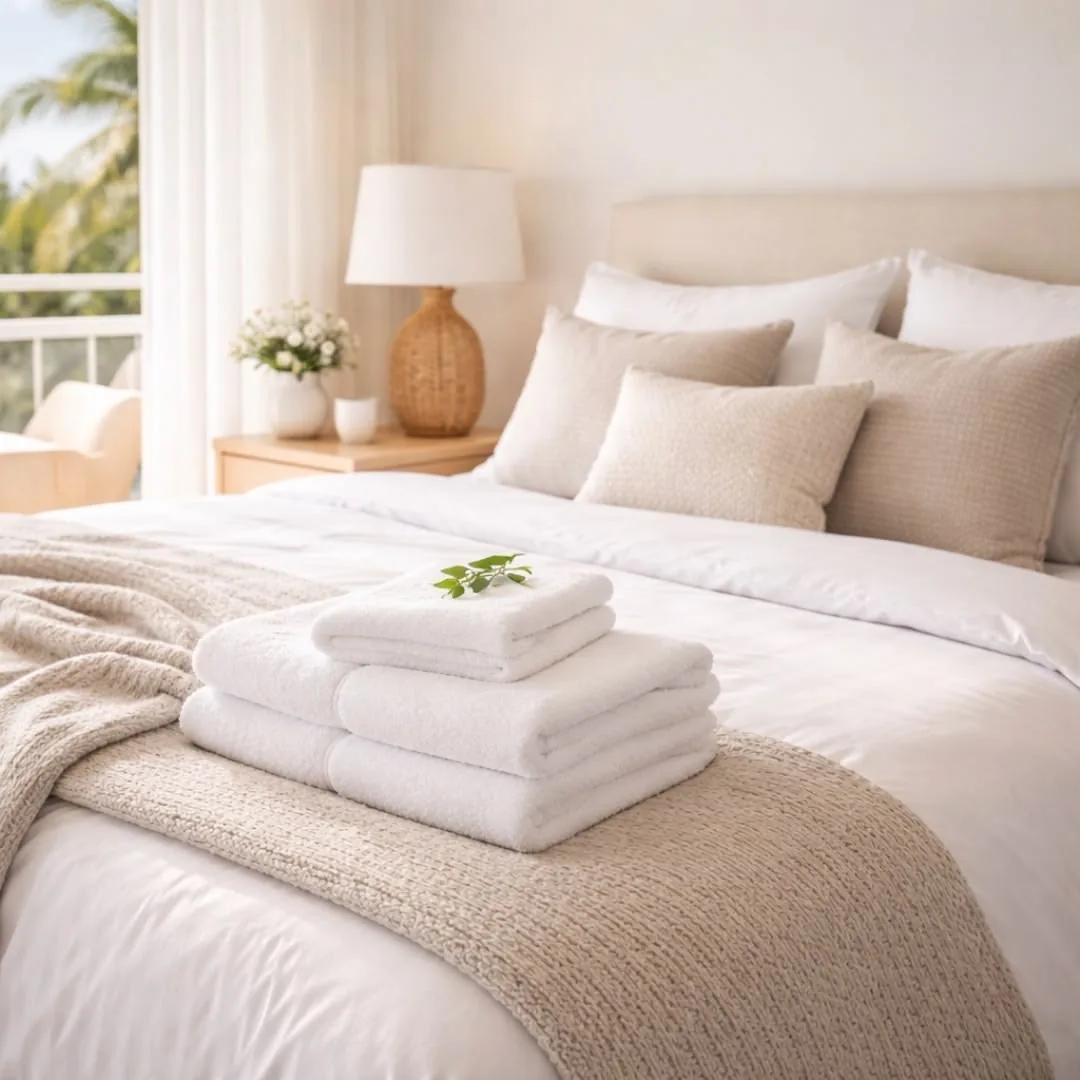 Ropa de cama nivel hotel 5 estrellas